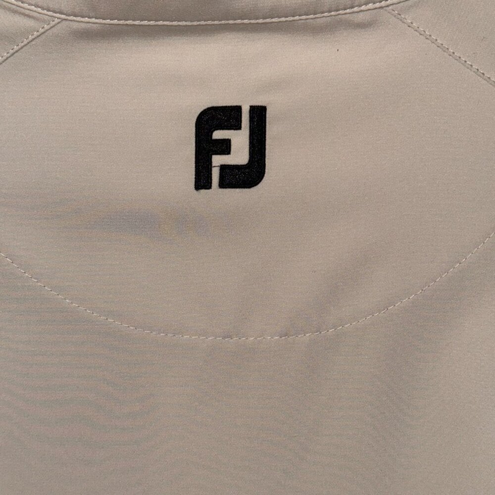FootJoy (FJ) Half Zip Windbreaker Mock Neck Golf Jacket XL Elastic Waist Pockets - Picture 6 of 8